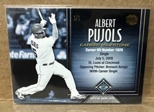 Albert Pujols 2017 HBP Milestone 900th Career Single 7/5/2009 1/1 Bronson Arroyo