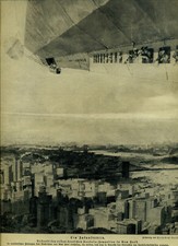 German Trade Zeppelin -- Arrival in New York -- Newspaper Clipping 1916 --