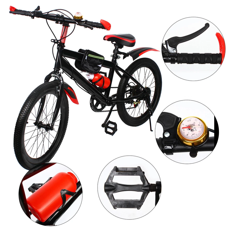 Vélo enfant 20 pouces garçon fille vélo enfant VTT 6 vitesses VTT bike - Photo 4/4