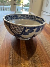 Japanese Arita (Imari) Ware Large Blue & Whit...
