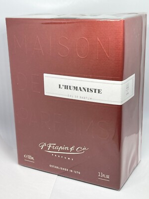 Frapin L'Humaniste 100ml / 3.3oz EDP EAU DE PARFUM NEW IN BOX BNIB.