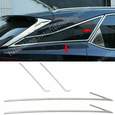 For Lexus RX350 RX450H 2016-2021 Chrome Rear Window Sill Side