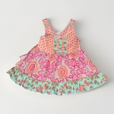 Matilda Jane Ticket Window Tunic Shirt Girls Happy and Free Top Size 4