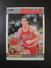 1987-88 Fleer #83 John Paxson Chicago Bulls Rookie 
