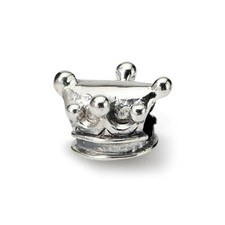 Jester Hat Kids Bead .925 Sterling Silver Antique Finish Reflection Beads
