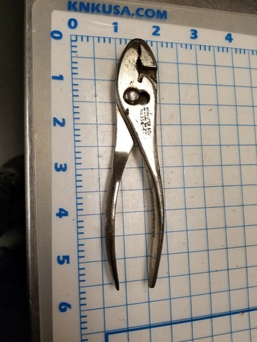 VNTG KRAEUTER 6" PLIERS # 356-51/2 Slip Joint Pattern handles  MADE IN USA  - Afbeelding 2 van 7