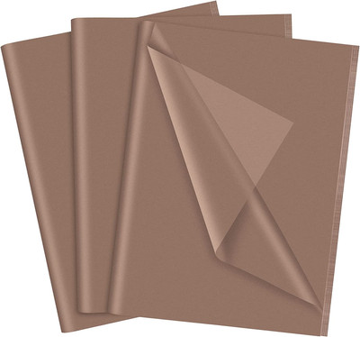 Brown Tissue Paper for Gift Bags 60 Sheets Brown Wrapping Tissue Paper Bulk 14 X