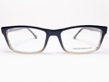 NEW Emporio Armani EA3143 5729 Mens Eyeglasses Frames Striped Black Modern 55/17