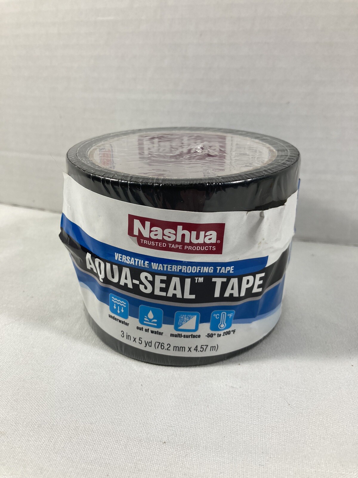 Nashua 3 in x 5 yd AquaSeal Waterproofing Tape Black eBay