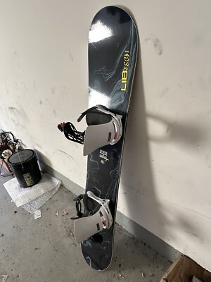 burton banana snowboards Lib Tech Skate Banana Snowboard with Burton Cartel bindings