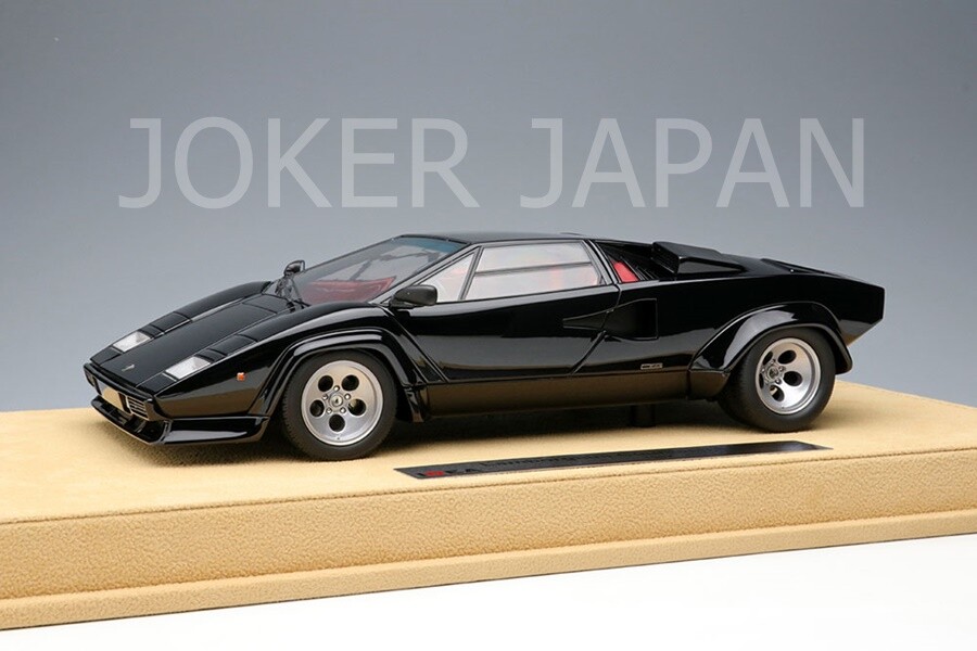Make Up IDEA 1/18 Lamborghini Countach LP5000S 1982 IM065B Black