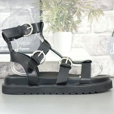 womens flatform gladiator sandals strappy roman open toe summer shoes buckles