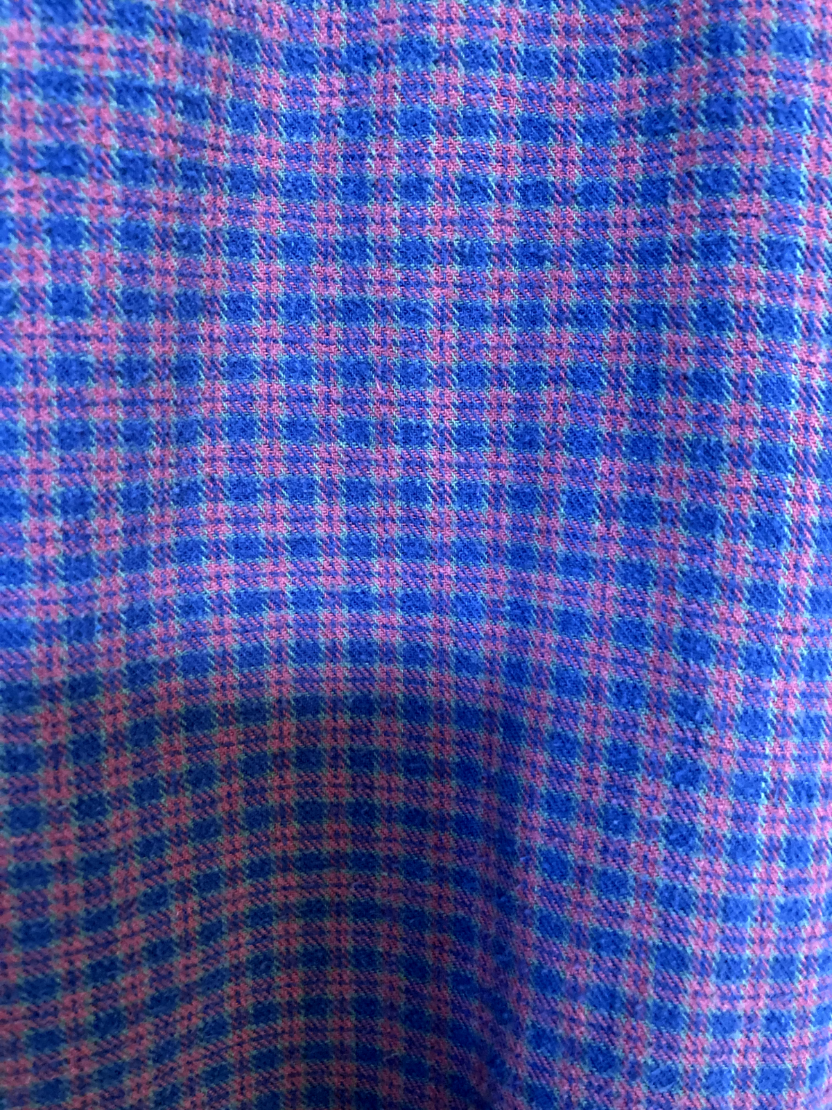 FILA Camicia Savile Row plaid cotone flanella manica lunga rosso blu multicolore