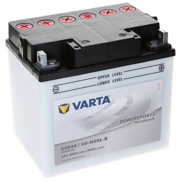 Varta 53030 12V 30Ah Motorradbatterie Powersports 12 Volt 30Ah OVP NEU Aktiviert-image