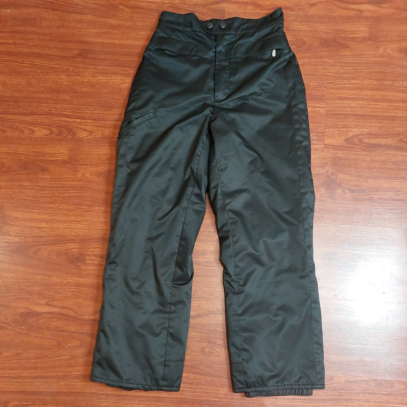 Vtg Body Glove Women's Black Ski Snowboard Snow Pants Style 6234 Size S 3 pocket