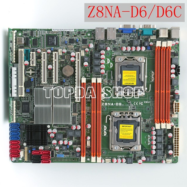 1PC ASUS Z8NA D6 D6C X58 Platform 1366 Dual way Server Motherboard ZH 1PC ASUS Z8NA D6 D6C X58 Platform 1366 Dual way Server Motherboard ZH