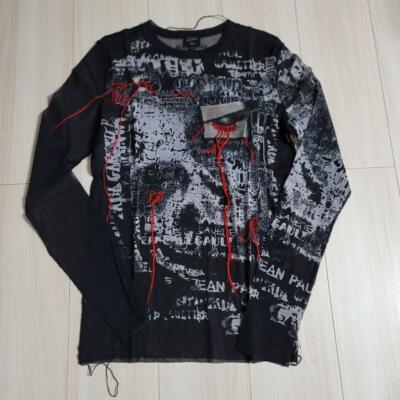 jean paul GAULTIER パワーネット スカル メンズ 48 JeanPaul GAULTIER ゴルチエ パワーネット タッセル付カットソー