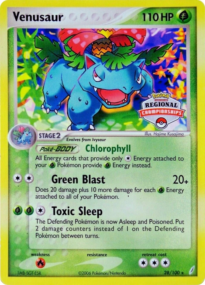 Venusaur 028/100 League & Championship Cards