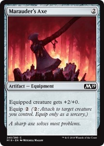 Marauder's Axe - Foil x1 - Magic 2019 - NM-Mint, English - Magic 2019