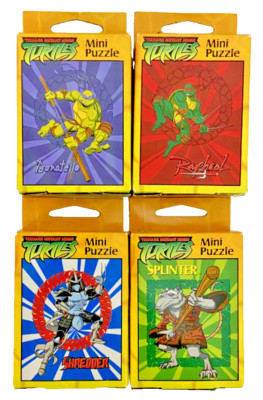 TEENAGE MUTANT NINJA TURTLES 2003 Mini 5'' X 7'' 50 Piece Puzzles