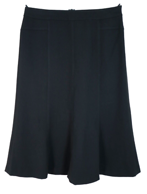 TALBOTS Women's Triacetate Polyester A-Line Skirt Lined Solid