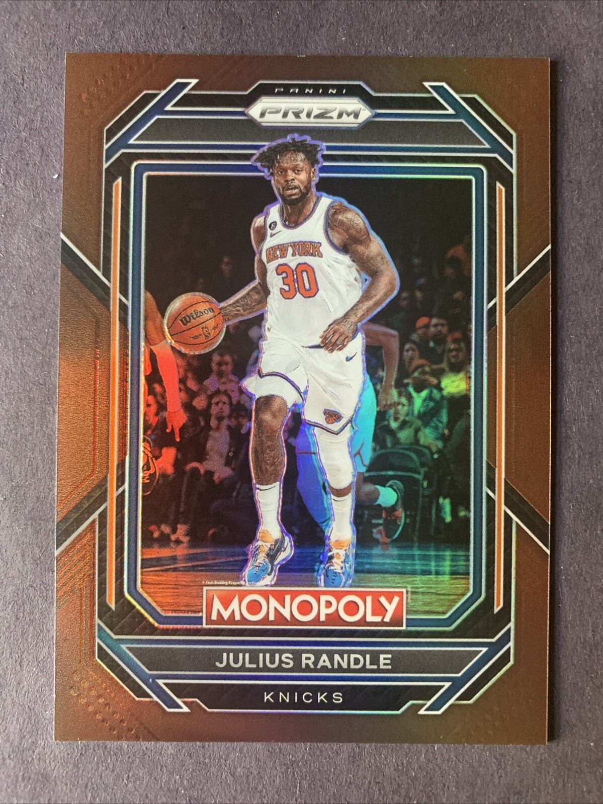Julius Randle 2022-23 Panini Prizm Monopoly Bronze Prizm /249 #58