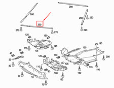 NEU MERCEDES-BENZ SLK R172 STABILISATORSTREBEN VORNE RECHTS A1715240647 ORIGINAL NEU MERCEDES-BENZ SLK R172 STABILISATORSTREBEN VORNE RECHTS A1715240647 ORIGINAL