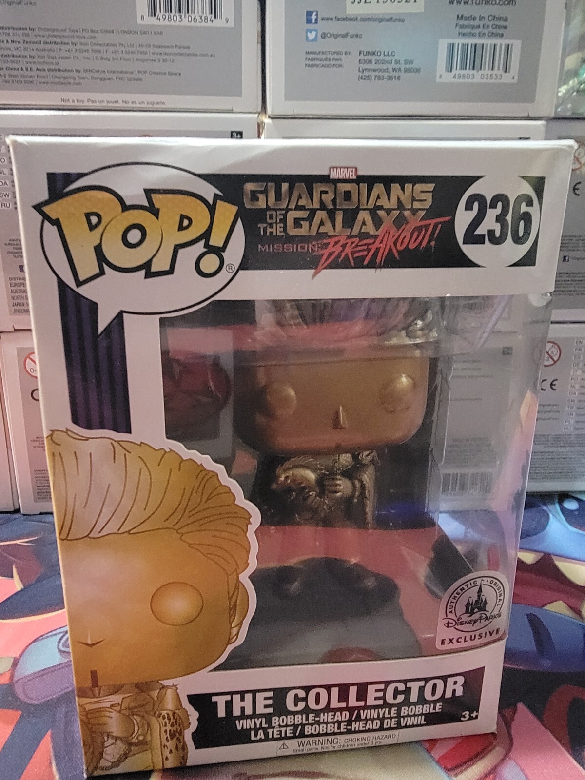 En Oferta The Collector Gold Disney Exclusive Marvel Guardians Of The Galaxy Pop! Vinyl