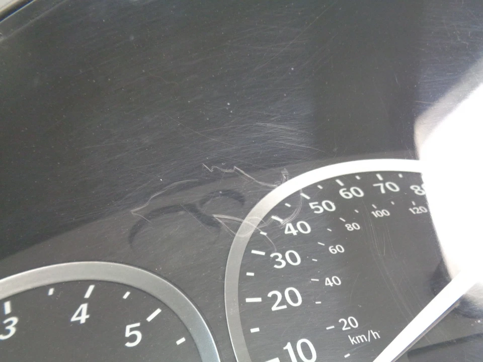 Grupo de velocímetro convertible SAAB 9-3 2003-2006 MPH acabado metálico OEM DK901400 Foto 2 de 4