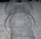 Clear Glass Hurricane Chimney Lamp Globe 8-3/8"H x 2-1/2" Round Bottom — photo 4