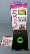 Bandai 1997 Original TAMAGOTCHI Virtual Reality Green in Box Tested Works!