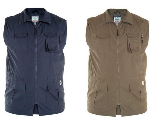 D555 Gilet Smanicato Con Cappuccio Uomo Blake King Size – Felpa Zip In Misto Cotone - Foto 2