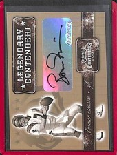 2001 Playoff Contenders Football Legendary Contenders Autograph #LC-65 Boomer Es
