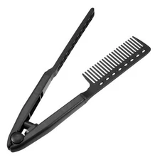 VOCOSTE Hair Straightening Comb Heat Resistance Home Straightener ABS