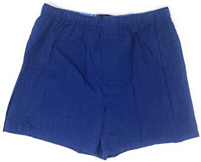 MENS SIZE SMALL 28-30 BANANA REPUBLIC COTTON BOXER BASIC BLUE NWT