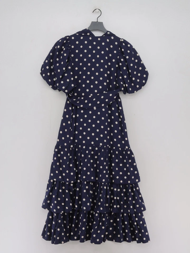 Maxi Vestido Rae Feather Línea A S en Azul Foto 2 de 4