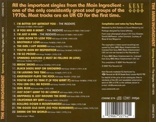 THE MAIN INGREDIENT - THE SPINNING AROUND: SINGLES 1967-1975 NEW CD