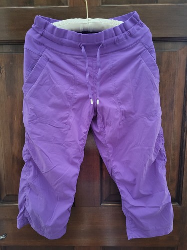 Lululemon Dance Studio Crop Pants Power Purple Size 6 GUC Tag Attached