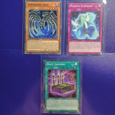 Yu-Gi-Oh! Cyberdark Edge, Mimesis Elephant & Digit Jamming 1st Edition Lot of 3