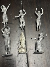 Lot Of Britains Limited Style Lead Pewter Figures Harem Ladies Cast Nude Figures