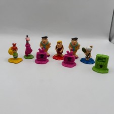 Hanna-Barbera Flintstones Figures Kids Multi 1991 30th Anniversary 9pc Lot