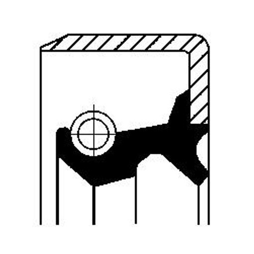 Fits CORTECO CO19034464B Seal Ring CO19034464B Technical seals (48x70x12mm) fit