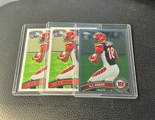 2011 Topps Chrome Prime Bowman AJ Green Rookie 5 Card Lot