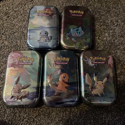 Kanto Pokémon mini tins H24 (sealed) - Pokemon Full Set