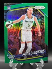 Paige Bueckers 2025 Panini Prizm WNBA Rookie Green Prizm #5 RC Wings