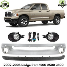 Front Bumper Chrome Fog Lights Kit For 2002-2005 Dodge Ram 1500 2500 3500 Front Bumper Chrome Fog Lights Kit For 2002-2005 Dodge Ram 1500 2500 3500