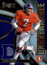 2020 Panini Select #U19 John Elway Unbreakable Prizm