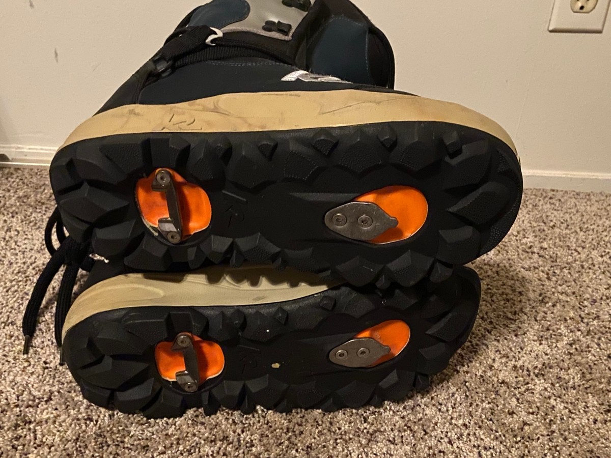💧 K2 Clicker NAVY BLUE Step-On Snowboard Boots MEN'S SIZE US 14
