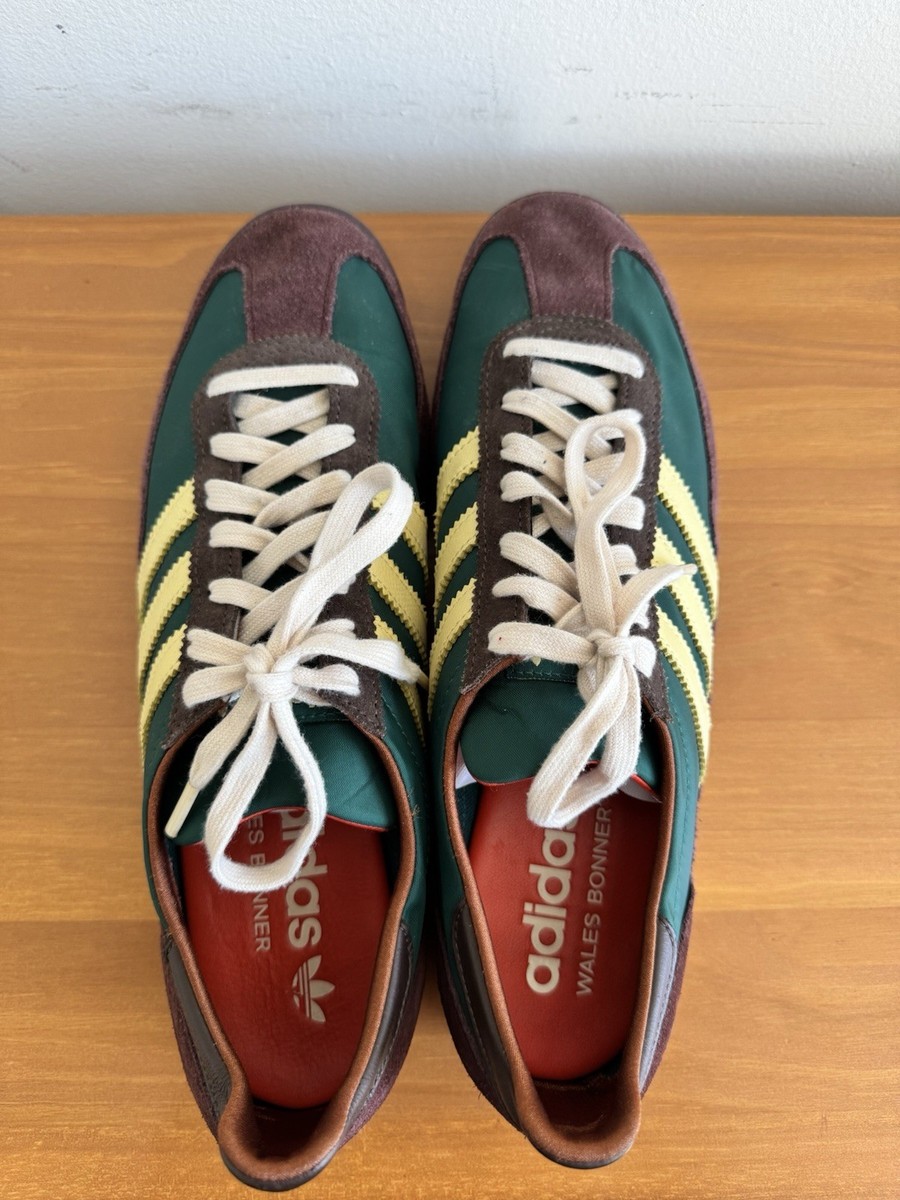 Adidas Wales Bonner Samba FX7515 Sneakers Green Maroon Nylon Size
