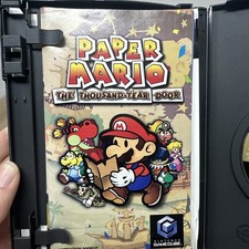 Paper Mario: The Thousand-Year Door (GameCube 2004) CIB W/ manual, tested works